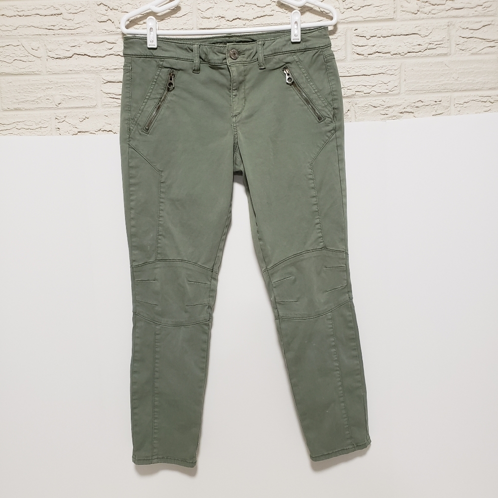 American Eagle Outfitters Green Ankle Jeggings 8